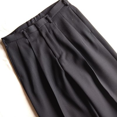 【HEUGN・ユーゲン】 TROUSER010 George BLACK GABA - JAM - 茨城県つくば市のセレクトショップ