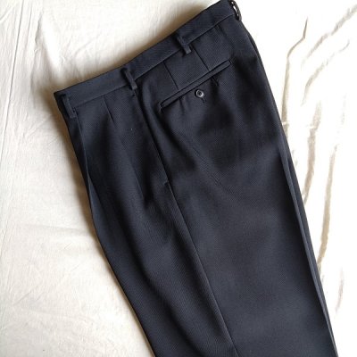 【HEUGN・ユーゲン】 TROUSER010 George BLACK GABA - JAM - 茨城県つくば市のセレクトショップ