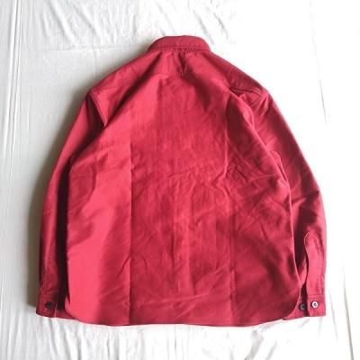 Boncoura・ボンクラ】 CPO SHIRT MOLESKIN RED - JAM - 茨城県