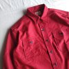 【Boncoura・ボンクラ】 CPO SHIRT MOLESKIN RED<img class='new_mark_img2' src='https://img.shop-pro.jp/img/new/icons1.gif' style='border:none;display:inline;margin:0px;padding:0px;width:auto;' />