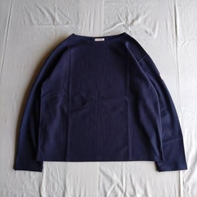 Boncoura・ボンクラ】ブレトンシャツ NAVY・WHITE - JAM - 茨城県