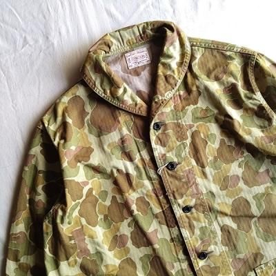 Boncoura・ボンクラ】 USN SHAWL COLLAR DUCK HUNTER CAMO - JAM