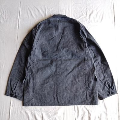 Boncoura・ボンクラ】 EURO WORK JACKET CHAMBRAY HEATHER BLACK