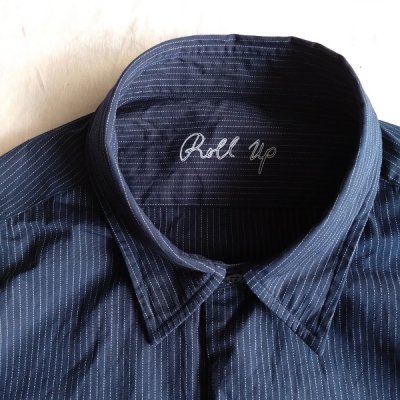 PORTER CLASSIC・ポータークラシック】 ROLL UP PIN STRIPE SHIRT - JAM - 茨城県つくば市のセレクトショップ