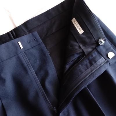 HEUGN・ユーゲン】 TROUSER010 George NAVY GABA - JAM - 茨城県 HEUGN・ユーゲン】 TROUSER010 George NAVY GABA - JAM - 茨城県