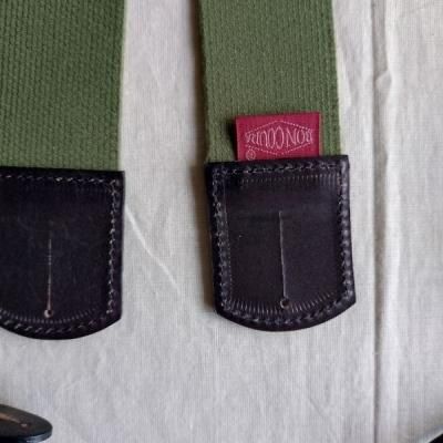 新品　BONCOURA サスペンダー オリーブグリーン Boncoura・ボンクラ】 US ARMY SUSPENDERS - JAM - 茨城県つくば
