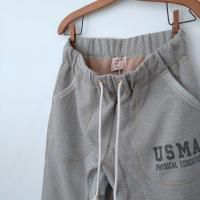Boncoura・ボンクラ】 'USMA'Sweat Pants Organic Brown Cotton