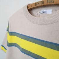 FUJITOեȡ BORDER KNIT TEEܡ˥åTEE<img class='new_mark_img2' src='https://img.shop-pro.jp/img/new/icons1.gif' style='border:none;display:inline;margin:0px;padding:0px;width:auto;' />
