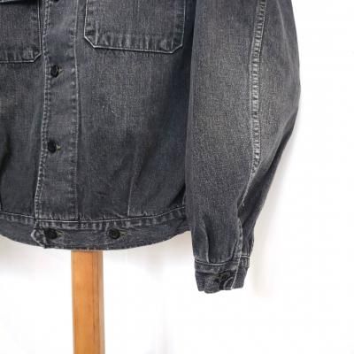 OUTIL VESTE CAENサイズ3ブラックデニム2025SS 2回着用良品 OUTIL VESTE CAENサイズ3ブラックデニム2025SS 2回着用良品