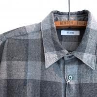 FUJITO եȡ B/S  SHIRT GRAY CHECK<img class='new_mark_img2' src='https://img.shop-pro.jp/img/new/icons1.gif' style='border:none;display:inline;margin:0px;padding:0px;width:auto;' />