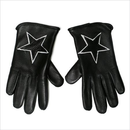 CALEE x VANSON LEATHER GLOVE -Black/Black- - RAH YOKOHAMA