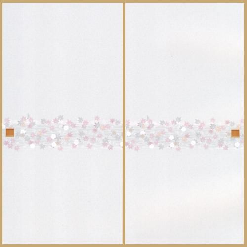 帯柄 桜と紅葉 - 襖紙（ふすま紙）障子紙の通販（通信販売