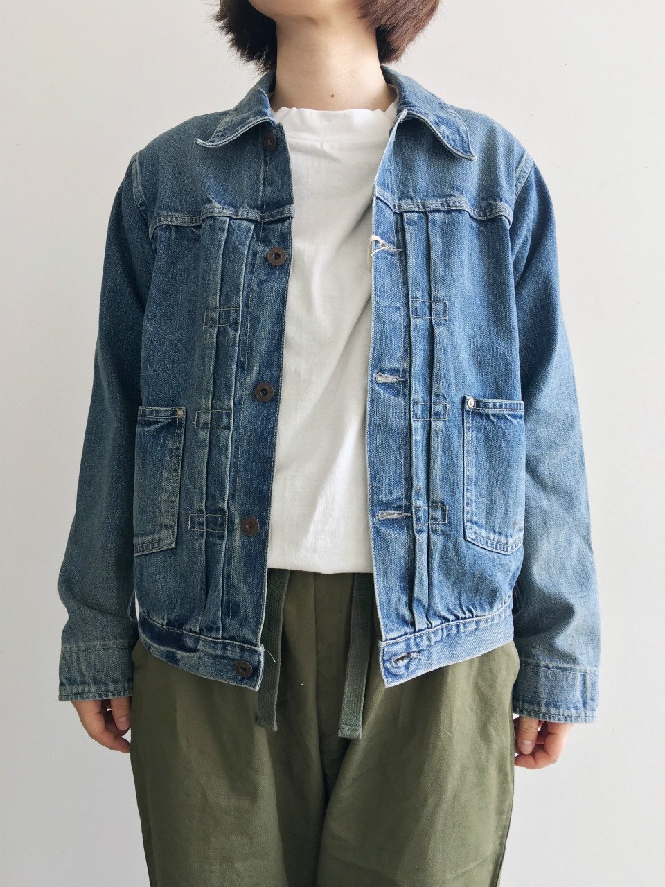 激安挑戦中 chimala チマラ DENIM MANDARIN JACKET en-dining.co.jp