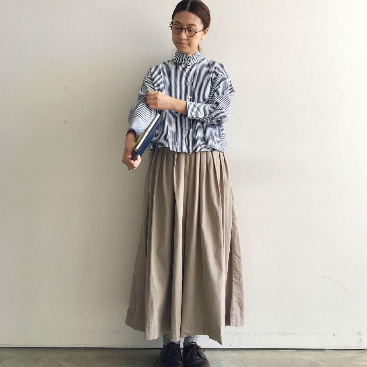 SARAHWEAR  いつものギャザースカート　コーデュロイ　ハチテン