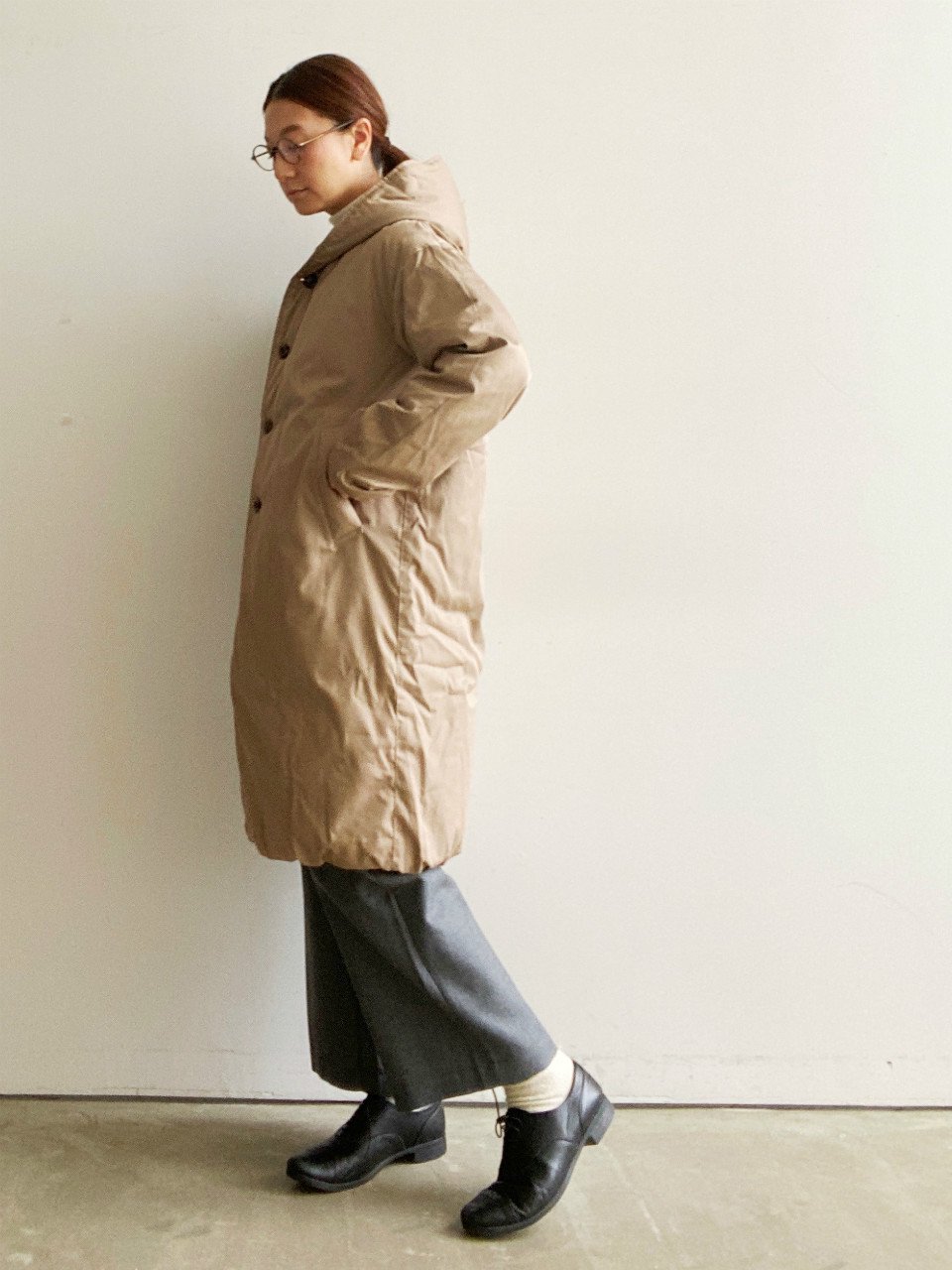 The Loft Labo WIIS フーデッドロングダウンコート TL15JK04 HACHITEN 