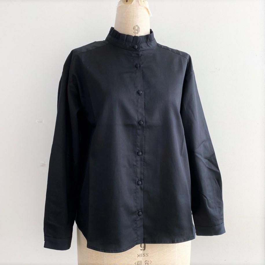 Anne number of OMEKASHI コットンサテンブラウス tumugu TB19435 Anne number of OMEKASHI コットンサテンブラウス tumugu TB19435