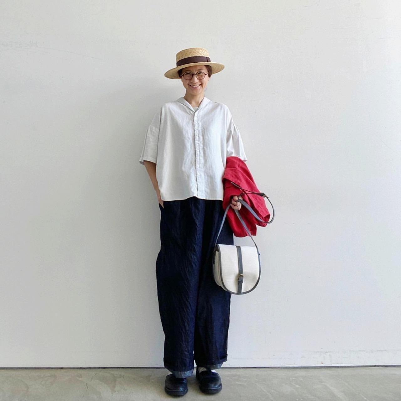 g) ライトデニムワッシャーラージパンツ g-137D