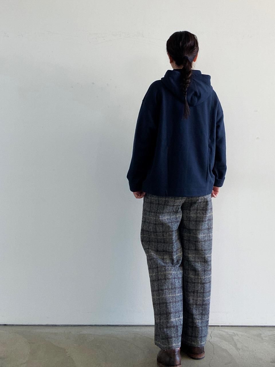 mao made ツィードライクチェックパンツ 041301 HACHITEN
