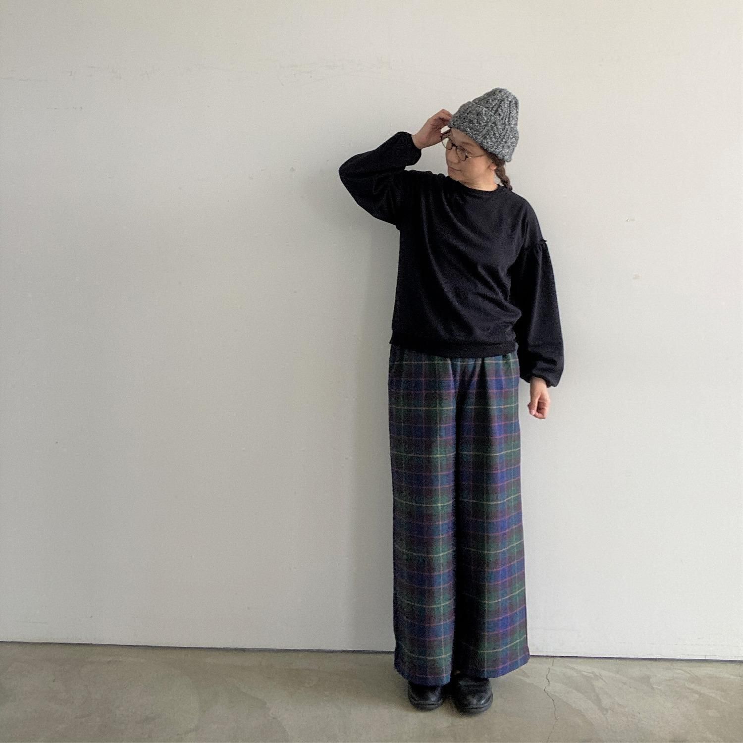 mao made ツィードライクチェックパンツ 041301 HACHITEN mao made ツィードライクチェックパンツ 041301 HACHITEN