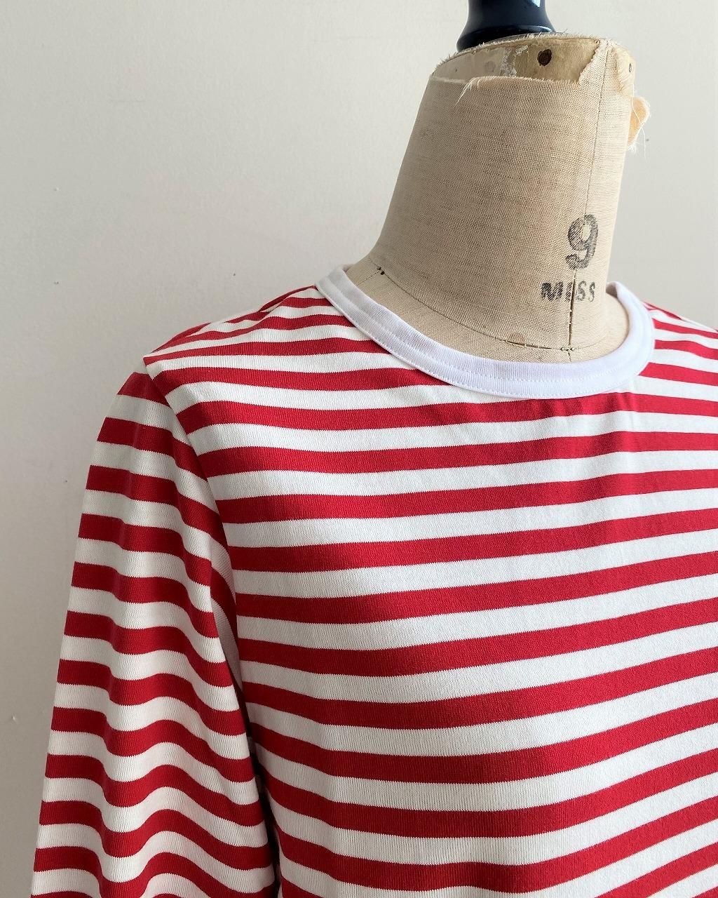 ashuhari 細ボ―ダ―ロングTシャツ AC-08 HACHITEN,hachiten