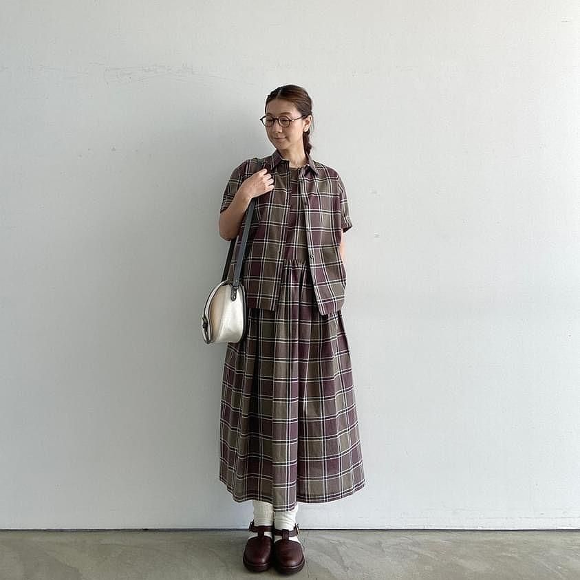 SARAHWEAR マドラスチェックドレス C71117 HACHITEN,hachiten
