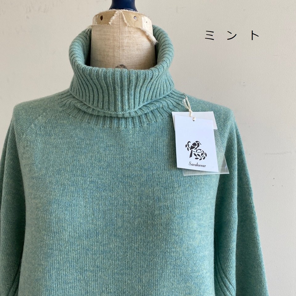 SARAHWEAR カシミア混タートルセーター C11575 HACHITEN,hachiten,ハチテン,はちてん