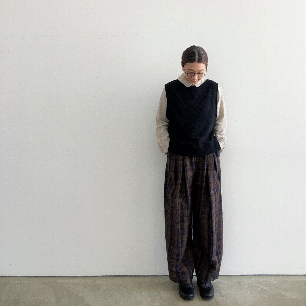 nicholson&nicholson 2タックイージーパンツ HAKAMA-CUP HACHITEN