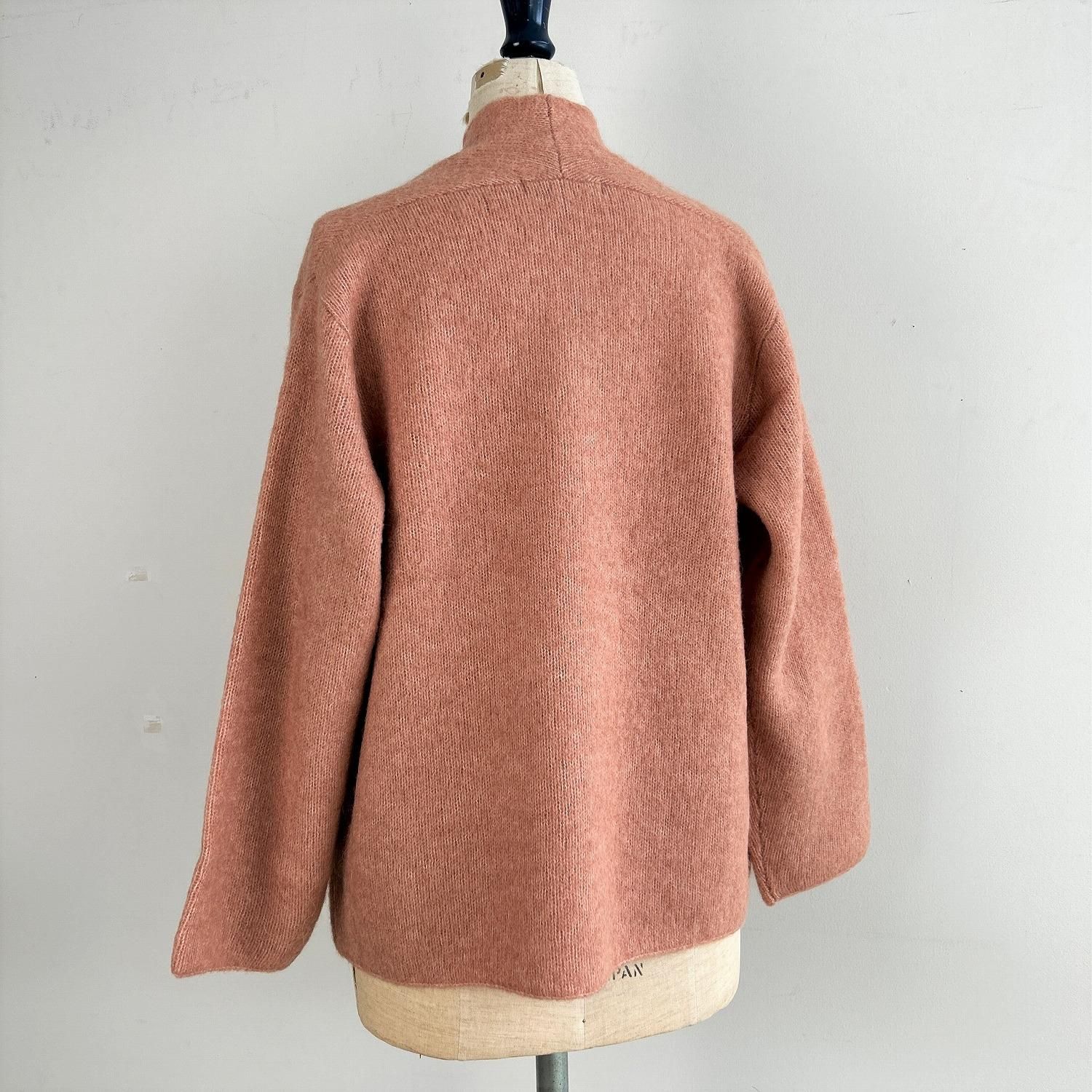 Vlas Blomme ポケット付きカーディガン 113091 HACHITEN