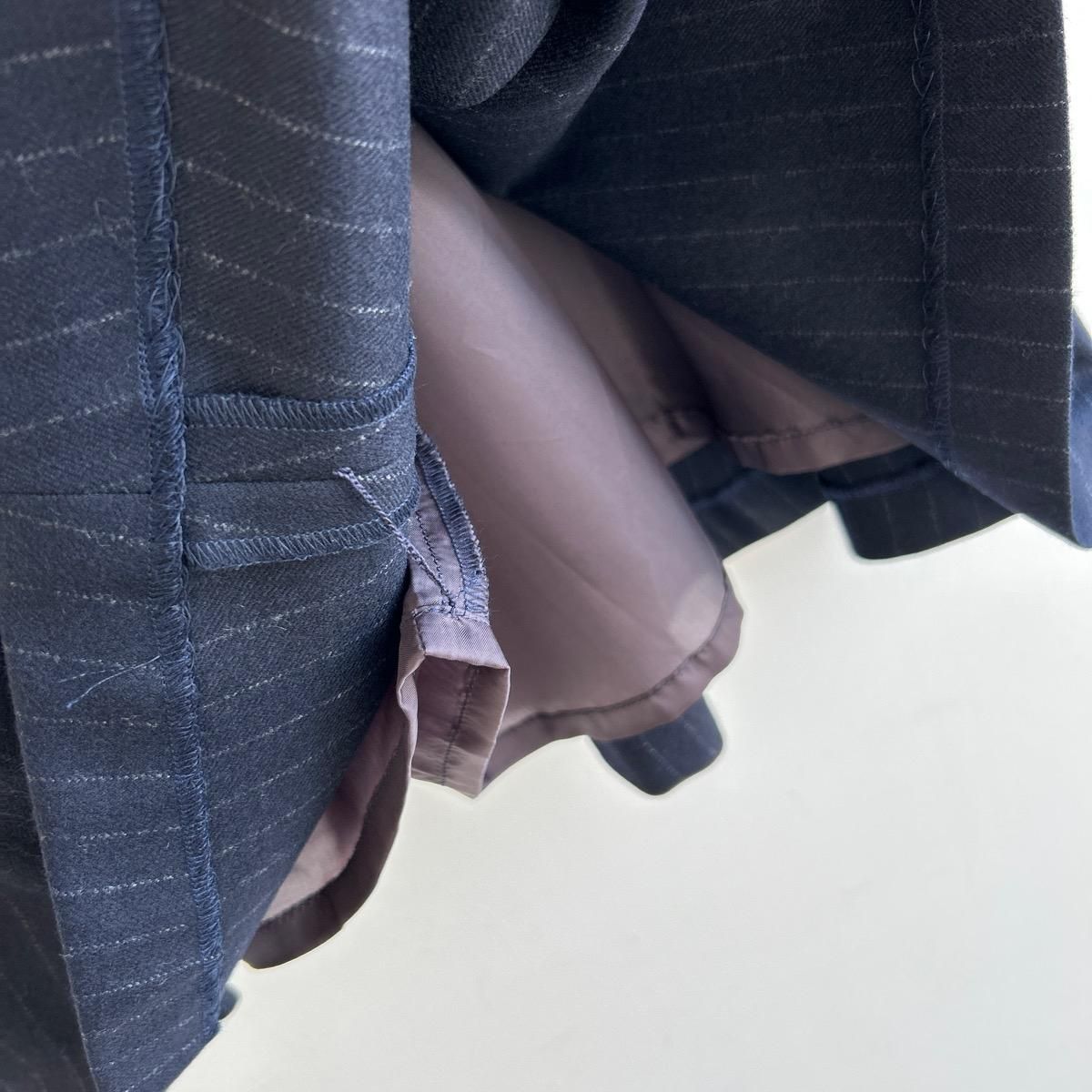 SARAHWEAR ストライプフェイクラップスカート C21727 HACHITEN