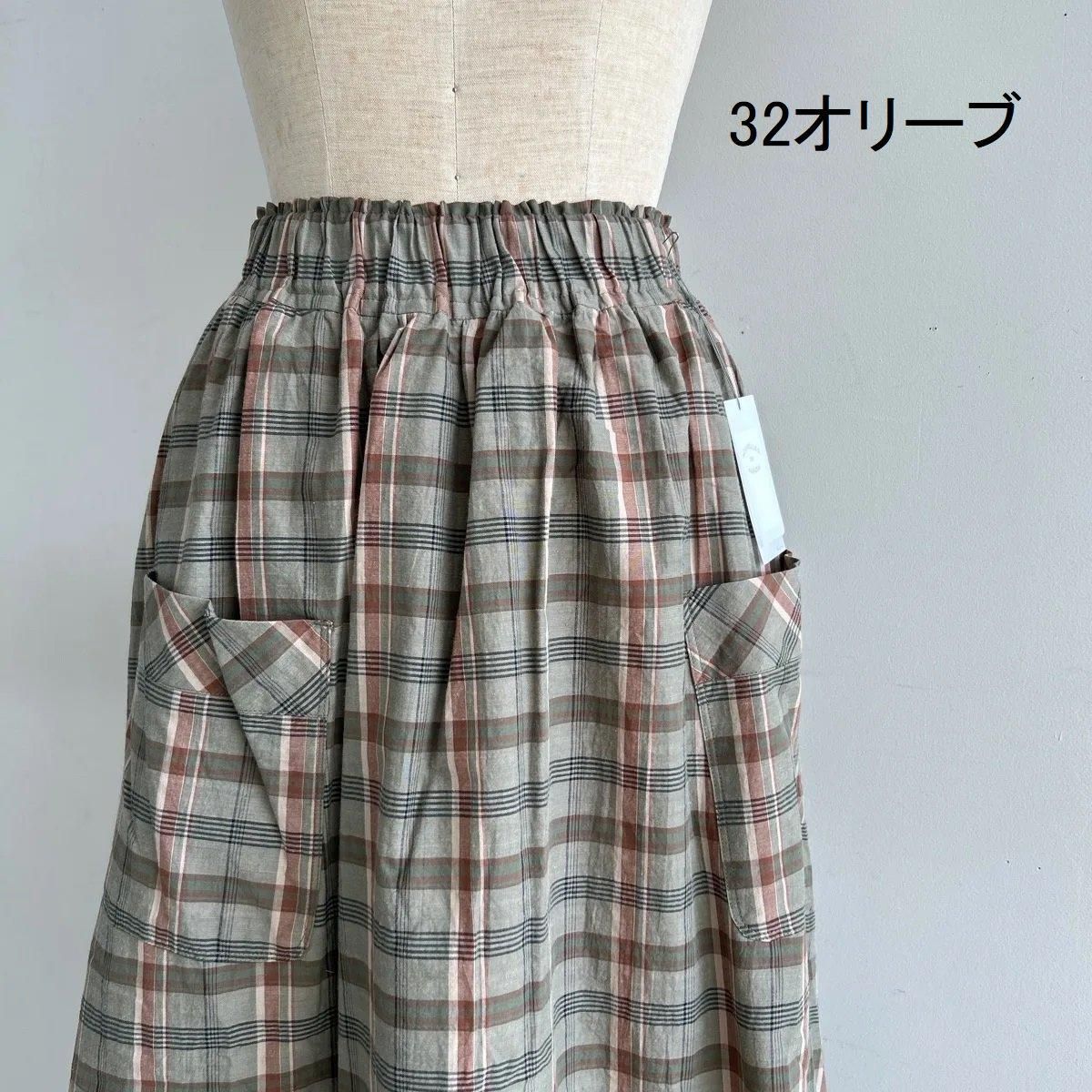 パドカレ✽ギャザースカート ランダムギャザースカート