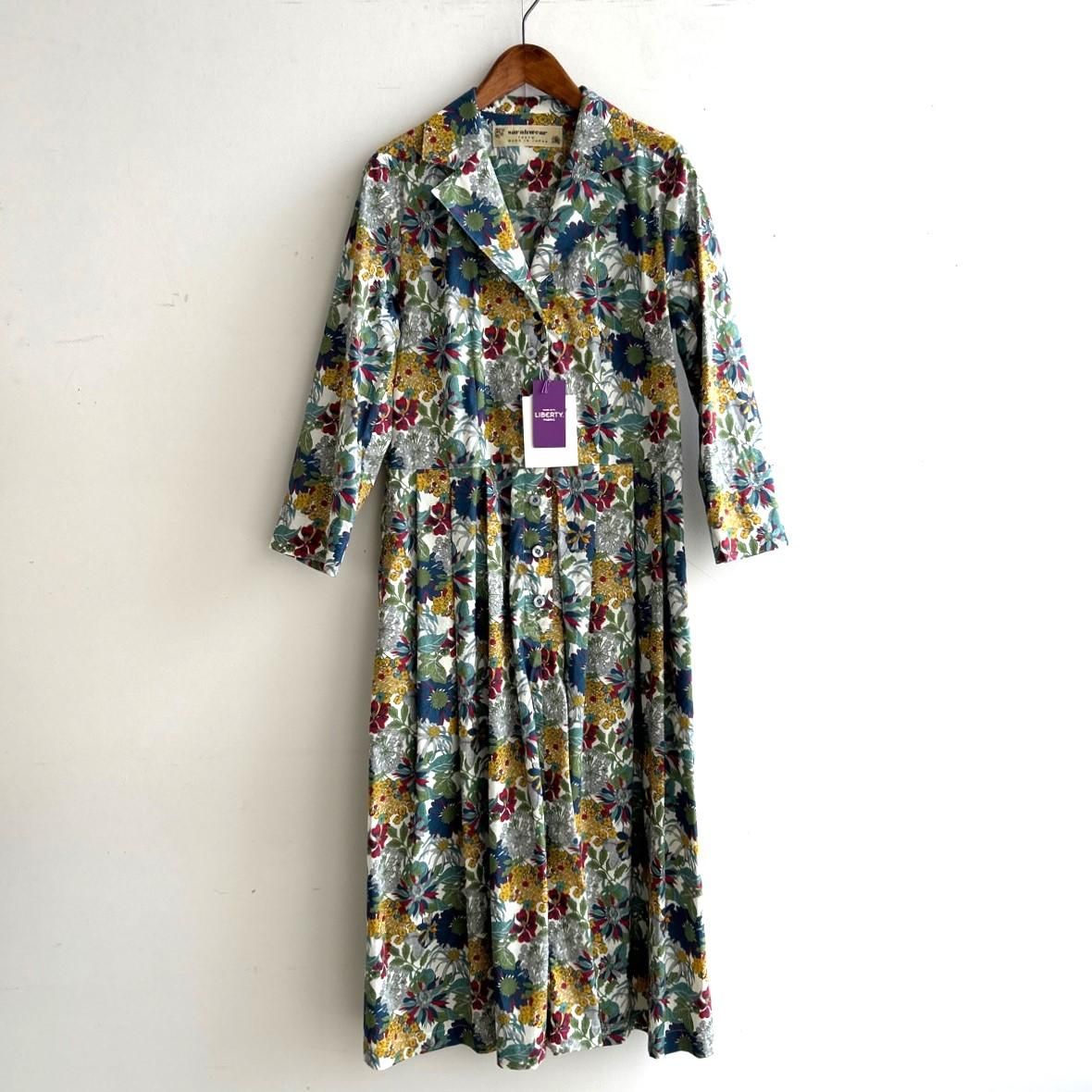 SARAHWEAR リバティオープンカラードレス Ellie ”Angelica Garla