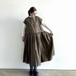 gauze♯羽織り Nani IRO Kokka After the Rain Double Gauze - Beige D - 50cm