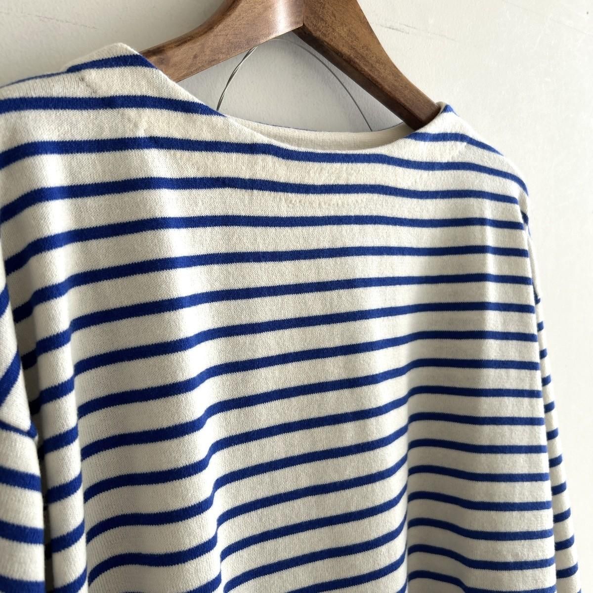 MAO°・*:ページ mao made 品よく着れるオトナのためのボーダーTEEニット 541115