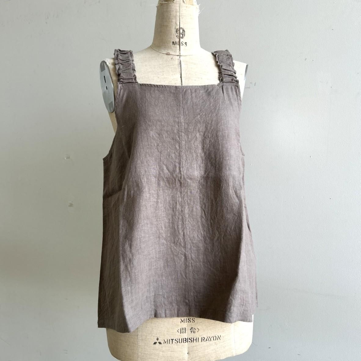 Aya　ベスト他１点 ina 肩ひもギャザー2wayベスト 254138 HACHITEN,hachiten