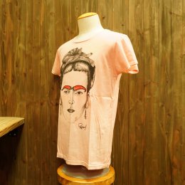 【Second Wind/セカンドウィンド】デザイナーコラボ半袖Tシャツ トウガラシ ライトピンク