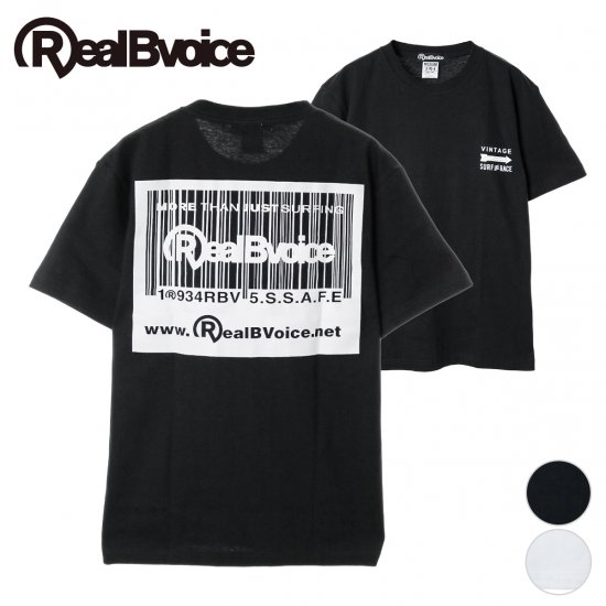 RealBvoice/リアルビーボイス】BARCODE T-SHIRT（メーカー直送