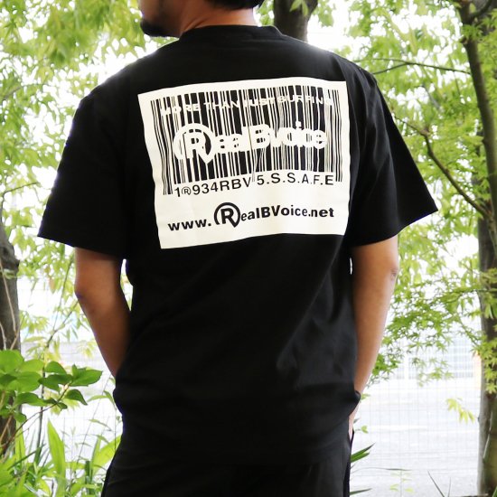 RealBvoice/リアルビーボイス】BARCODE T-SHIRT（メーカー直送