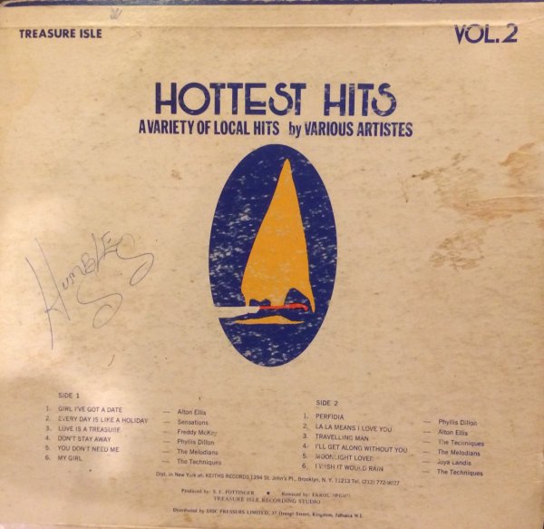 TREASURE ISLE HOTTEST HITS VOL. 2 - Jammers Record | ジャマーズ