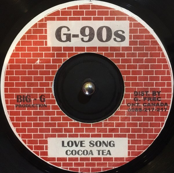 レア7インチ】LOVE SONG / COCOA TEA - 洋楽