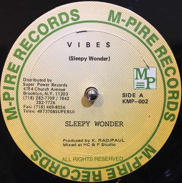 sleepy wonder 販売 vibes レコード