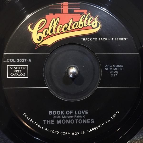 BOOK OF LOVE / OVER THE MOUNTAIN ACROSS THE SEA - Jammers