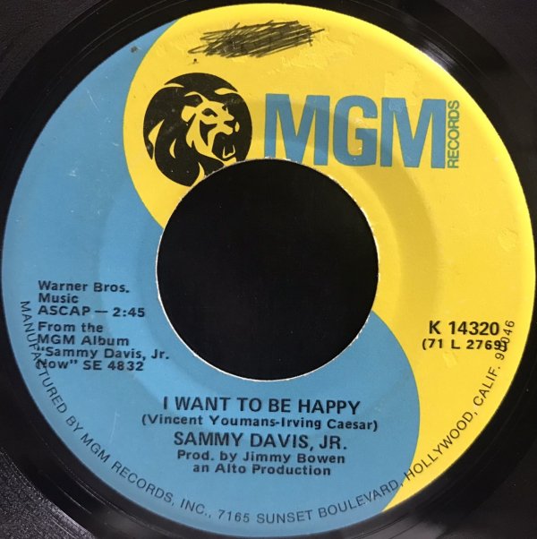 THE CANDY MAN / I WANT TO BE HAPPY - Jammers Record | ジャマーズレコード