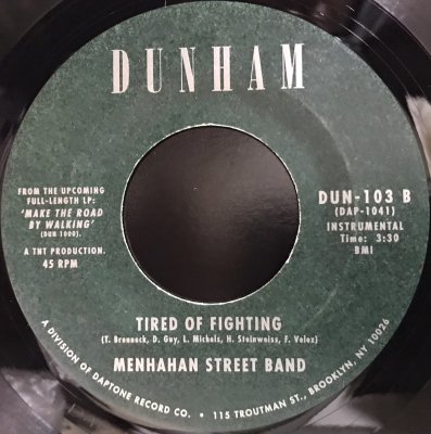 THE TELEPHONE SONG / TIRED OF FIGHTING - Jammers Record