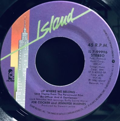 UP WHERE WE BELONG / SWEET LI'L WOMAN - Jammers Record