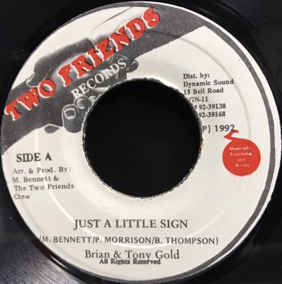 JUST A LITTLE SIGN - Jammers Record | ジャマーズレコード