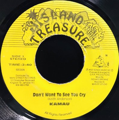 DON'T WANT TO SEE YOU CRY - Jammers Record | ジャマーズレコード