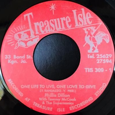 ONE LIFE TO LIVE, ONE LOVE TO GIVE / DYNAMITE - Jammers Record
