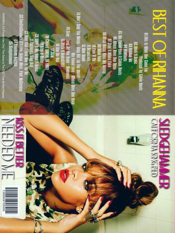 今一番新しいリアーナベストva Best Of Rihanna Dvd Mixcd Shop Groovesonic Net