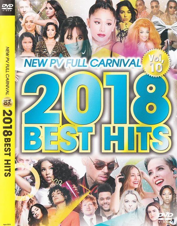 最新の洋楽pv40曲収録 New Pv Full Carnival Vol 10 18 Best Hit Dvd Mixcd Shop Groovesonic Net