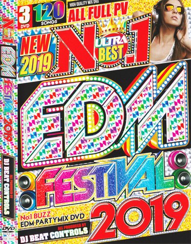 󥪥աǡ2019ǯĶǿEDM۶ȳNo.1ϥƥEDM٥DVD!!!! - NO.1 EDM FESTIVAL 2019 - (3DVD)